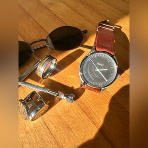 Tsovet JPT CO-36 Black Vintage Style Dress Watch 36mm